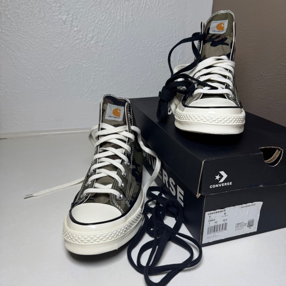 Carhartt WIP x Converse Chuck 70 Hi ICONS M 7/ W 9 - Picture 5 of 14